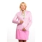 GOLF CARDIGAN WITH FRONT SIDE POCKETS chevron pattern in light pink