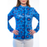 Picture 1/3 -GOLF CARDIGAN WITH FRONT SIDE POCKETS blue with blue/red flowers