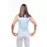 Picture 2/3 -BIRDIE LADIES STAND UP COLLAR GOLF POLO SHIRT white/turquoise geo pattern
