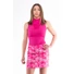 Picture 1/5 -GOLF SKIRT WITH SHORT pink hibiscus pattern