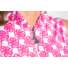 Picture 3/3 -TIGRESS SLEVELESS  LADIES GOLF POLO SHIRT white with pink flowers