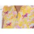 Picture 4/4 -TIGRESS SLEVELESS FLOUNCED LADIES GOLF POLO SHIRT yellow leaf with pink birds 